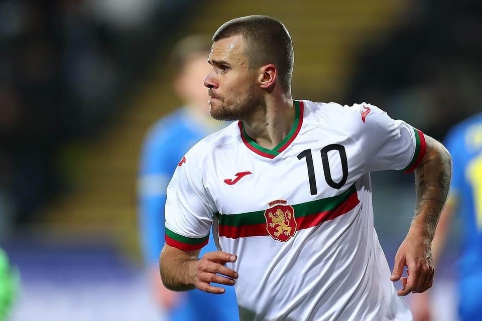 Radoslav Kirilov in gol con la Bulgaria! 